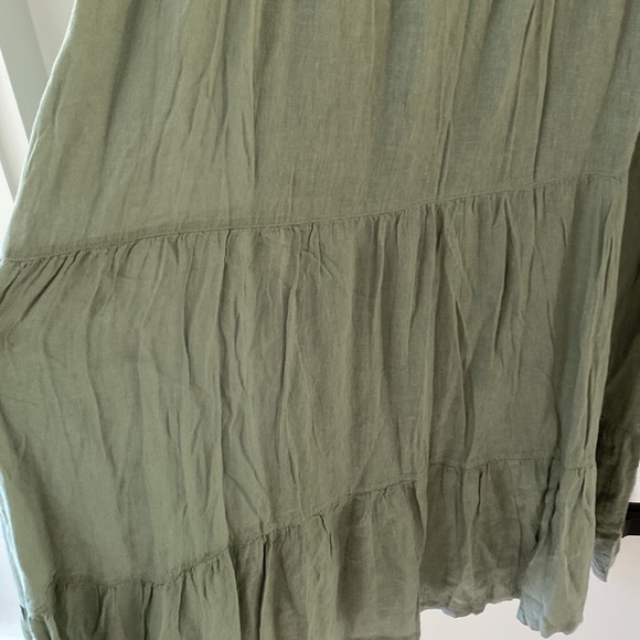Army Green Prairie Maxi Dress - Picture 5 of 5